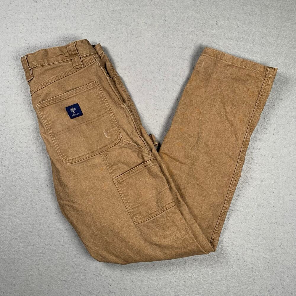RK Brand Carpenter Pants Mens 30x32 Canvas Straight Leg Workwear Utility